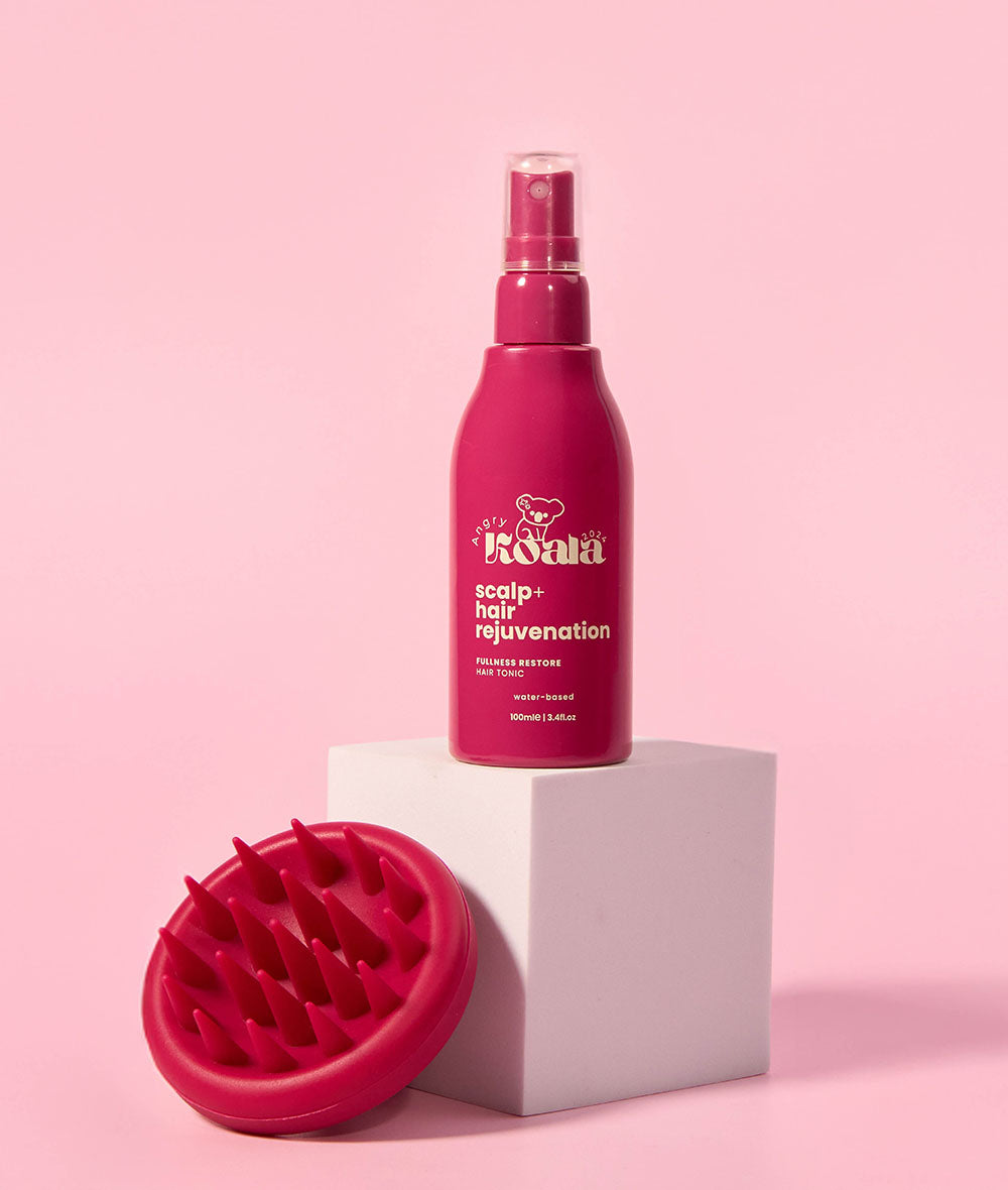 COMBO HAIR TONC + BURGUNDY MASSAGER