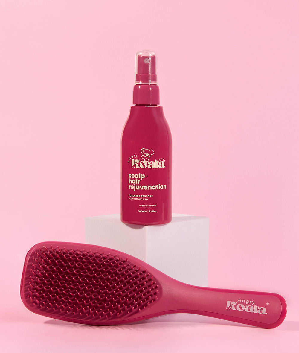 COMBO HAIR TONIC + BURGUNDY DETANGLER