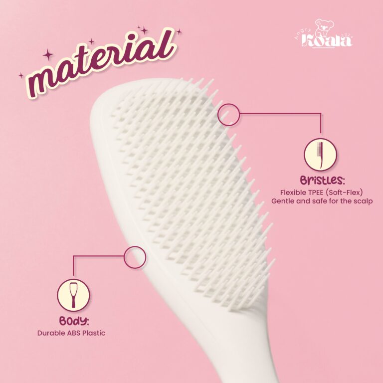 ANGRY KOALA WET DETANGLER BRUSH BURGUNDY