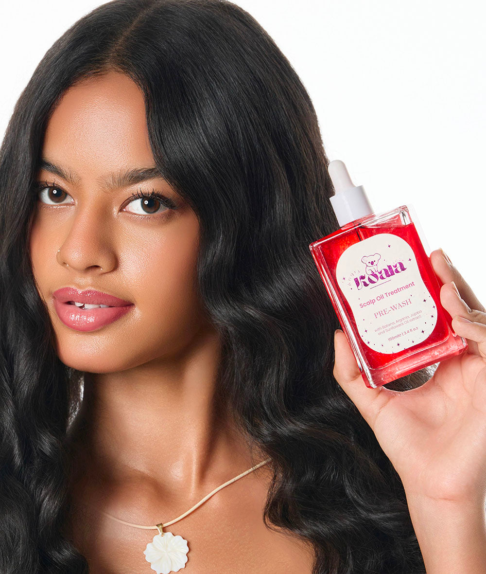 COMBO SCALP OIL 100ML + BURGUNDY SCALP MASSAGER